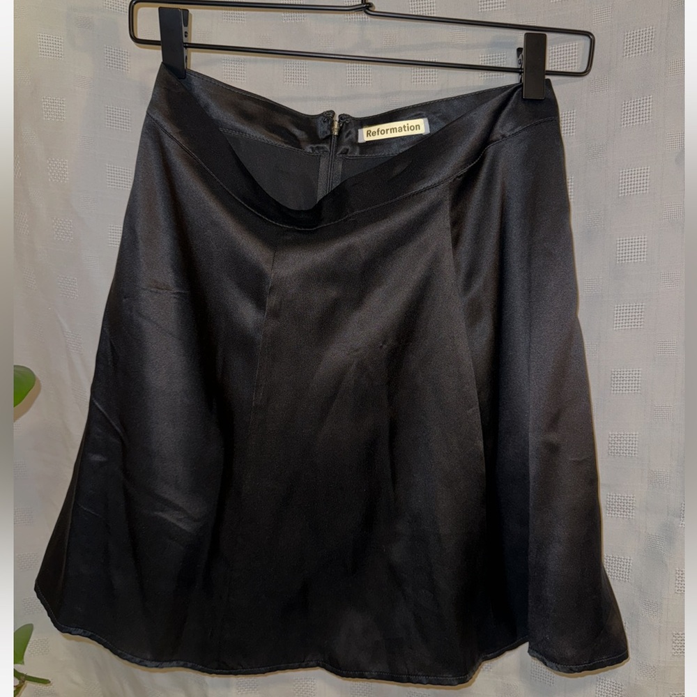 Reformation Demie Silk Skirt